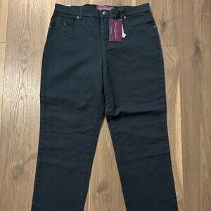 Gloria Vanderbilt Women's Amanda Original Bootcut Teal Rinse Jeans ~ 12S ~ NWT